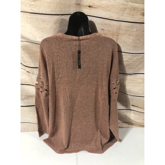 Alison Andrews Womens Sweater Size XL Pink New Long Sleeve Pullover - Picture 9 of 12